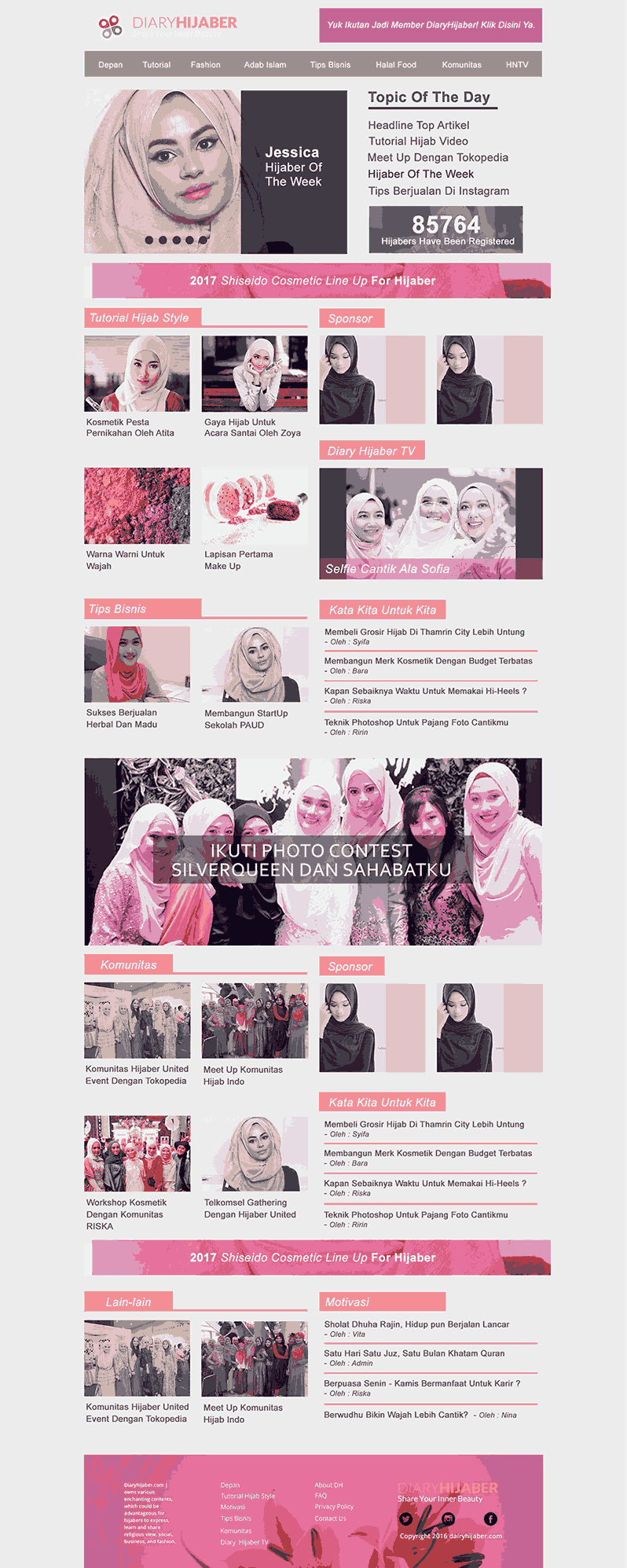 Web Portal – Diary hijaber